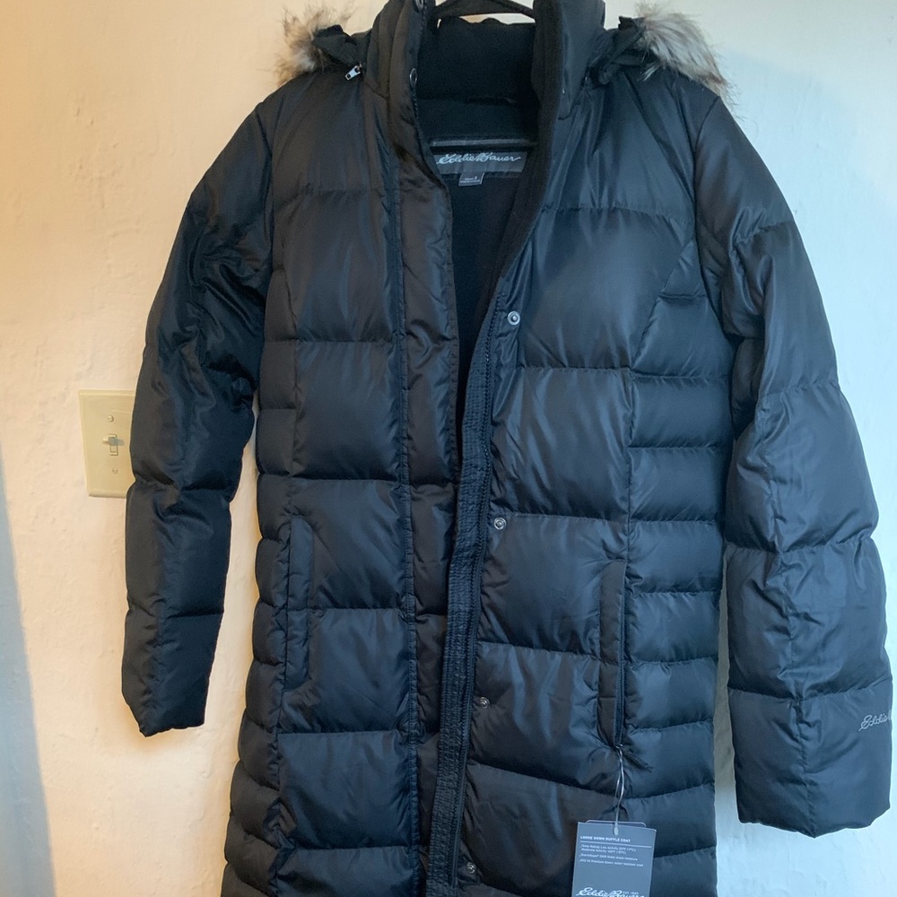 Eddie Bauer Lodge Down Duffle Coat (S)